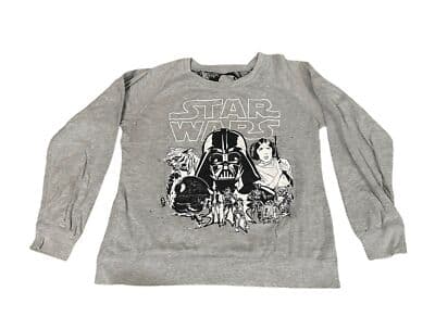 Star Wars Girls Juniors Reversible Sweatshirt XL Long Sleeves - Thumbnail 2