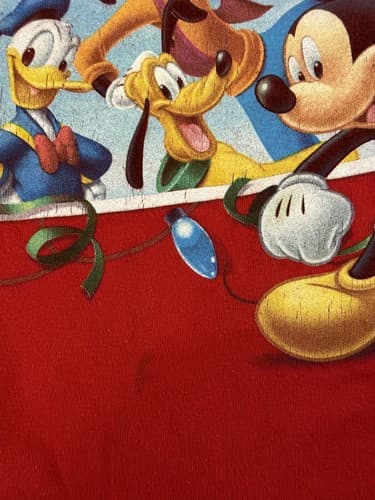 Vintage Disney Mickey And Friends Christmas Shirt Size Large - Thumbnail 6