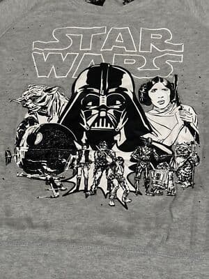 Star Wars Girls Juniors Reversible Sweatshirt XL Long Sleeves - Thumbnail 5