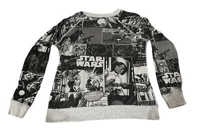 Star Wars Girls Juniors Reversible Sweatshirt XL Long Sleeves - Thumbnail 3
