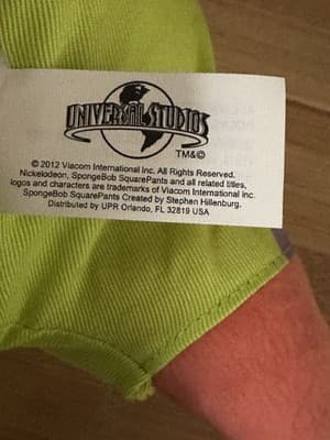 Patrick Plush SpongeBob Square Pants 2012 Bikini Bottom Rare W Tag Hawaiian Rare - Thumbnail 3