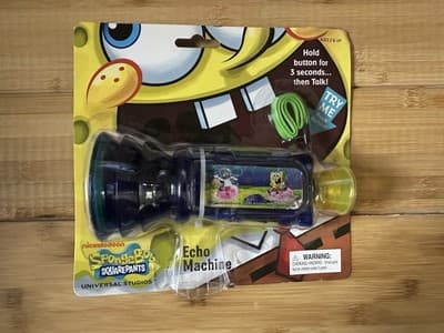 2012 SpongeBob SquarePants Echo Machine NEW RARE! Needs Battery Tested/Works