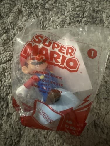 NEW 2017 McDonalds Super Mario, Jumping Mario, Happy Meal Toy