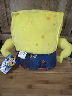SpongeBob SquarePants Bikini Bottom Movie Rare New Hawaiian Plush 15” - Thumbnail 2