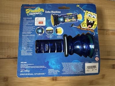 2012 SpongeBob SquarePants Echo Machine NEW RARE! Needs Battery Tested/Works - Thumbnail 2