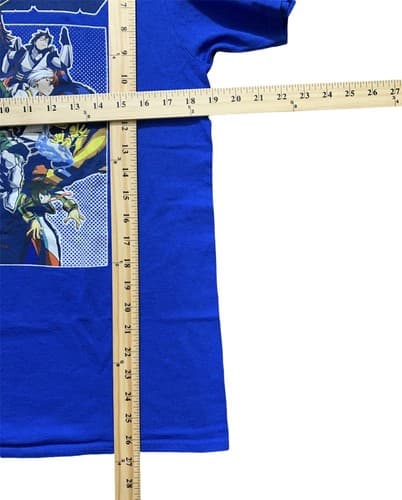 My Hero Academia Heroes Rising Characters Graphic Print Blue Tee T-Shirt Mens M - Thumbnail 5