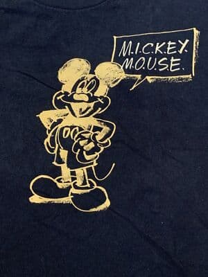 Mickey Mouse Uniqlo UT James Jarvis Disney T-Shirt Medium - Thumbnail 2