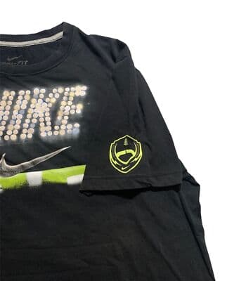 XL Men’s Nike Graphic Dri Fit T-Shirt Football Lights - Thumbnail 2