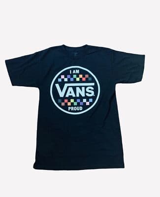 VANS I Am Proud T-Shirt Mens size Small