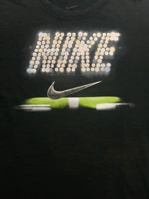 XL Men’s Nike Graphic Dri Fit T-Shirt Football Lights - Thumbnail 4