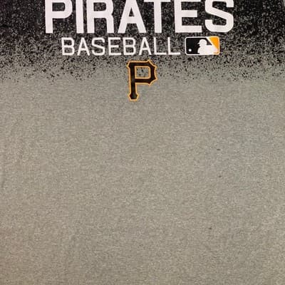 Pittsburgh Pirates Baseball Nike Drifit Baseball Black T-shirt Size XL - Thumbnail 3