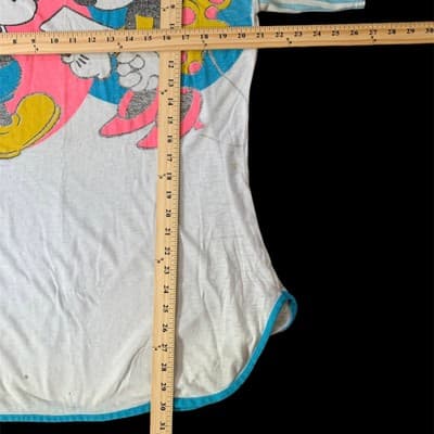 Tempo Lingerie Disney Mickey Minnie Single Stitch Night Shirt Vintage - Thumbnail 8