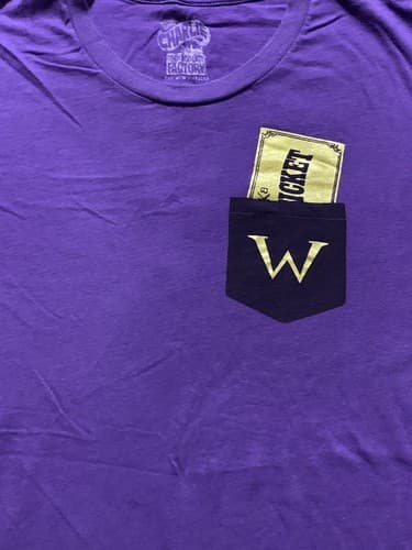 CHARLIE & THE CHOCOLATE FACTORY Official Willy Wonka New Musical T-Shirt Large - Thumbnail 2