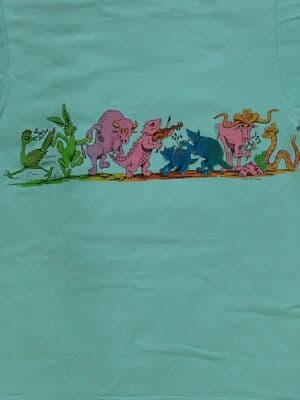 Vintage Single Stitch Texas Heritage Festival Party Animals Medium T-Shirt 80s - Thumbnail 4