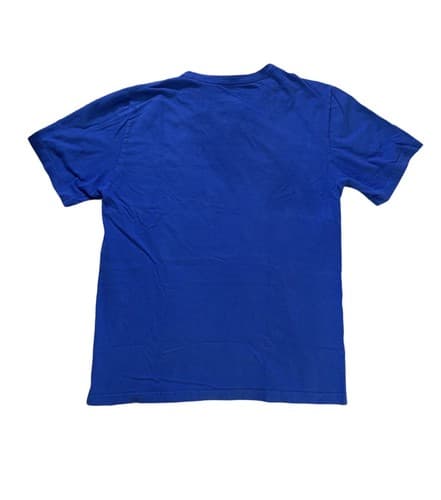 Nike Basketball T Shirt Mens L Blue Logo Spell Out Swoosh Crew Neck Regular Fit - Thumbnail 2