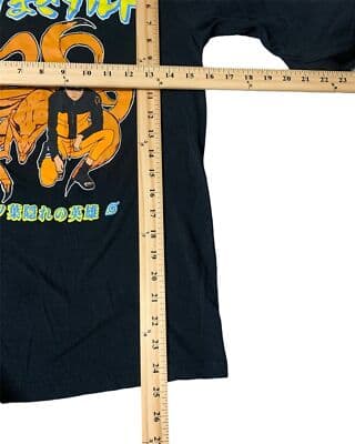 Naruto Shippuden Shonen Jump mens Size S long sleeve Shirt Ninja Nine Tails - Thumbnail 5