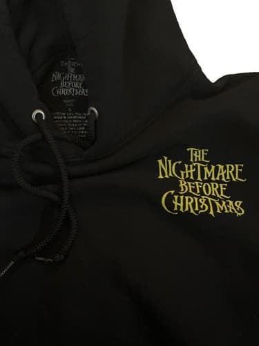 Size Small Mens Disney The Nightmare Before Christmas Jack Japanese Text Hoodie - Thumbnail 4