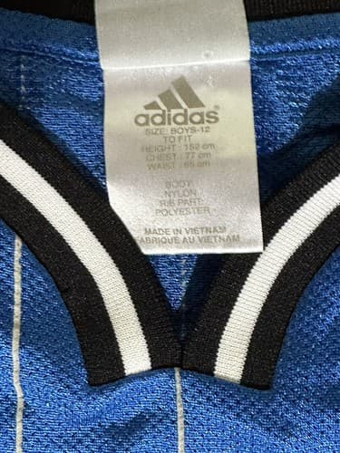 Adidas Authentics Orlando Magic Dwight Howard #12 Jersey Youth L 12/14 - Thumbnail 5