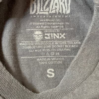Blizzard Jinx Starcraft Terran Gaming T-Shirt Men's Small - Thumbnail 4