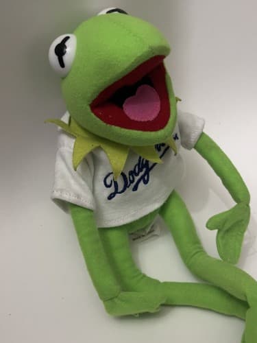 Dodgers Dodgers Kermit plush toy Muppets Kermit rare - Thumbnail 2