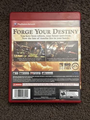 Kingdoms of Amalur: Reckoning (Sony PlayStation 3, 2012) PS3 CIB Complete - Thumbnail 3