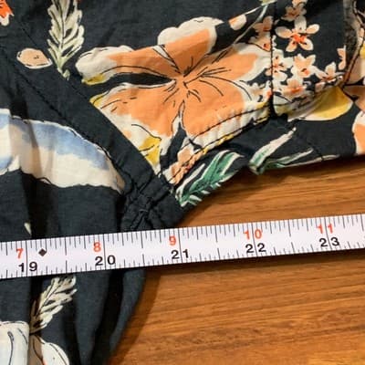 Mens L Zara Man flowy Hawaiian shirt - Thumbnail 5