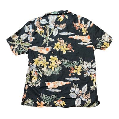 Mens L Zara Man flowy Hawaiian shirt - Thumbnail 2