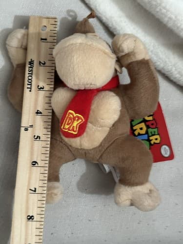 7" Official Super Mario Donkey Kong Nintendo Plush Stuffed Toy Brand New W/Tags - Thumbnail 4