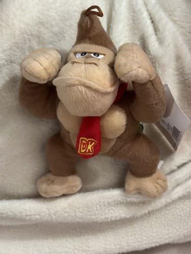 7" Official Super Mario Donkey Kong Nintendo Plush Stuffed Toy Brand New W/Tags