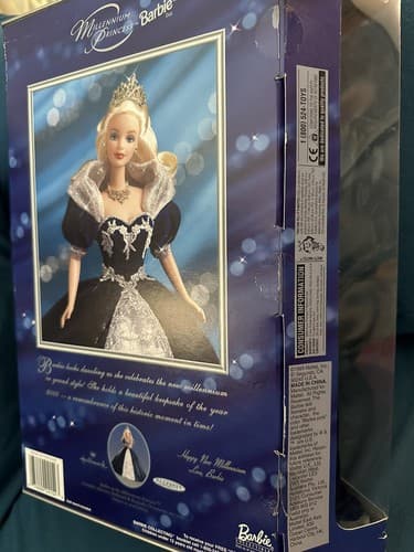 Millennium Princess 2000 Barbie Doll Special Edition w/ Millenium Keepsake NRFB - Thumbnail 5