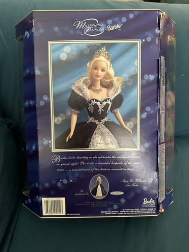 Millennium Princess 2000 Barbie Doll Special Edition w/ Millenium Keepsake NRFB - Thumbnail 4