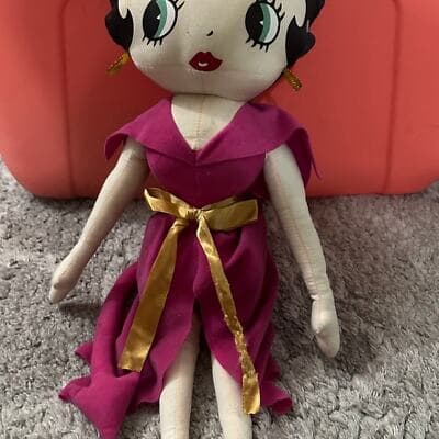 Betty Boop Devil Costume Plush Halloween Collection KellyToy 16.5in vintage 1999 - Thumbnail 2