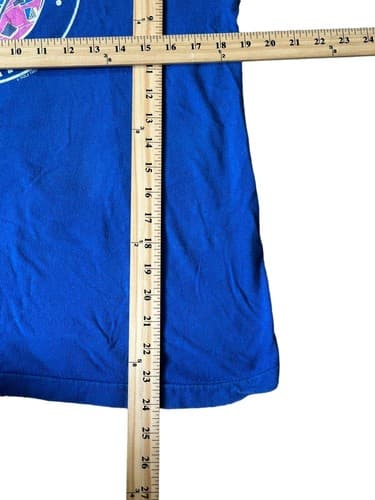 Vtg 1986 Beach Club Hawaii T-Shirt Blue Poly Tees Surfboard Palm Trees Single St - Thumbnail 6
