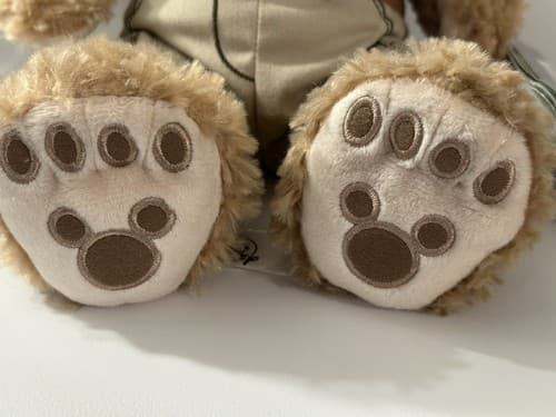 Disney Duffy Bear Hidden Mickey Safari Outfit 14" Plush Park Ranger Teddy W Tag - Thumbnail 7