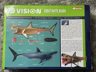 New - 4D Master 4D Vision Great White Shark Anatomy Model - Ages 8+ | 1 player - Thumbnail 2