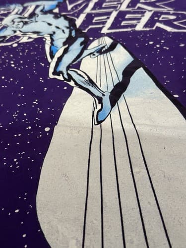 Silver Surfer Marvel Large T-Shirt Vintage Mad Engine Buscema Art Rare AOP - Thumbnail 6