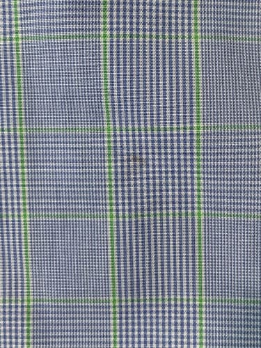 Charles Tyrwhitt Non Iron Slim Fit - Size 15.5/33in Blue & Green Button Up Shirt - Thumbnail 7