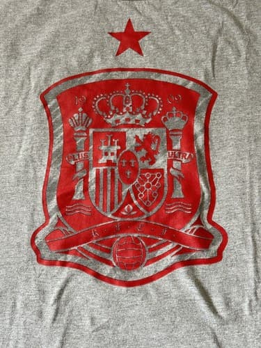RFCF Plus Ultra Spain T-Shirt Soccer Adidas The Go-To Tee Men’s XL Gray Futbol - Thumbnail 2