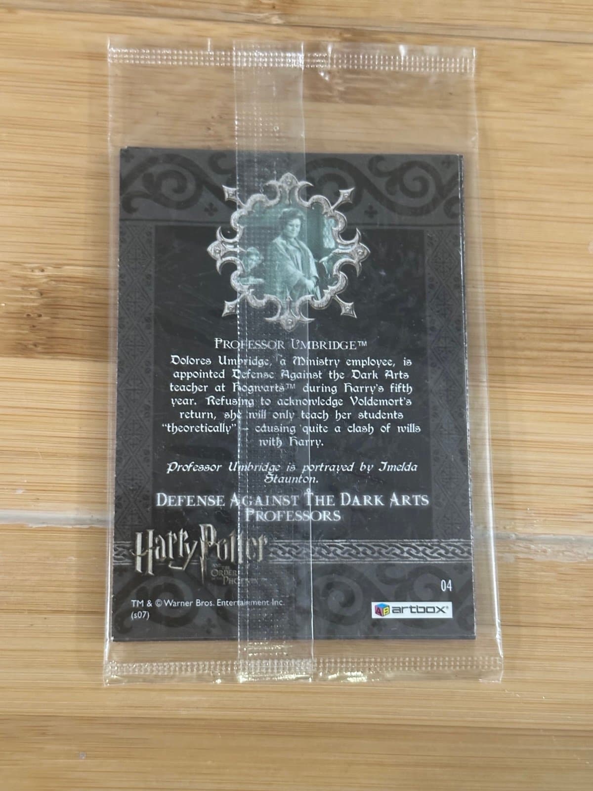 Harry Potter Trading Cards 1 Pack 4 Rare Stupefy! Dementor Dumbledore Umbridge - Thumbnail 4