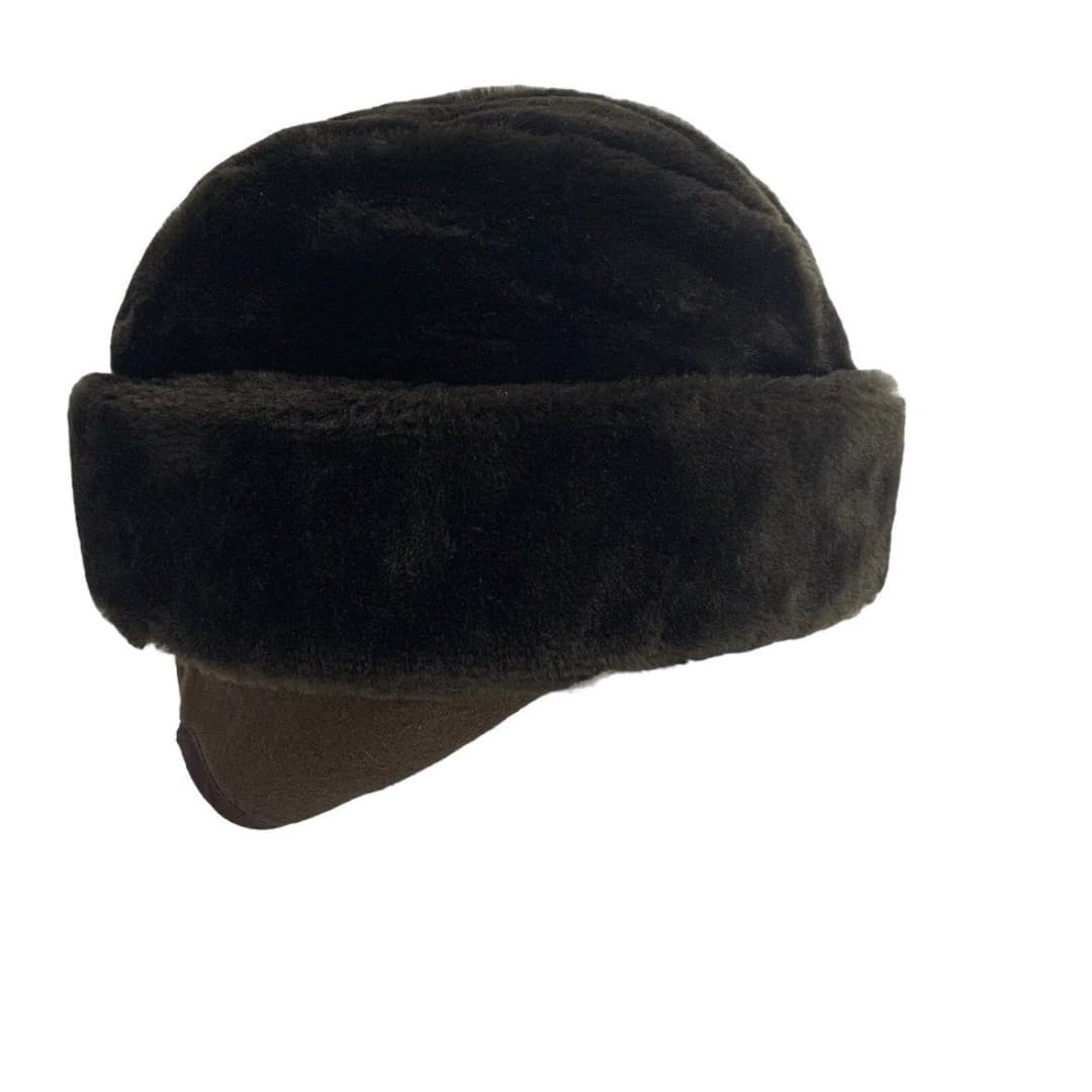 VTG United Hatters Cap Millinery Wkrs Int. Union Registered Men LG Faux Fur Hat