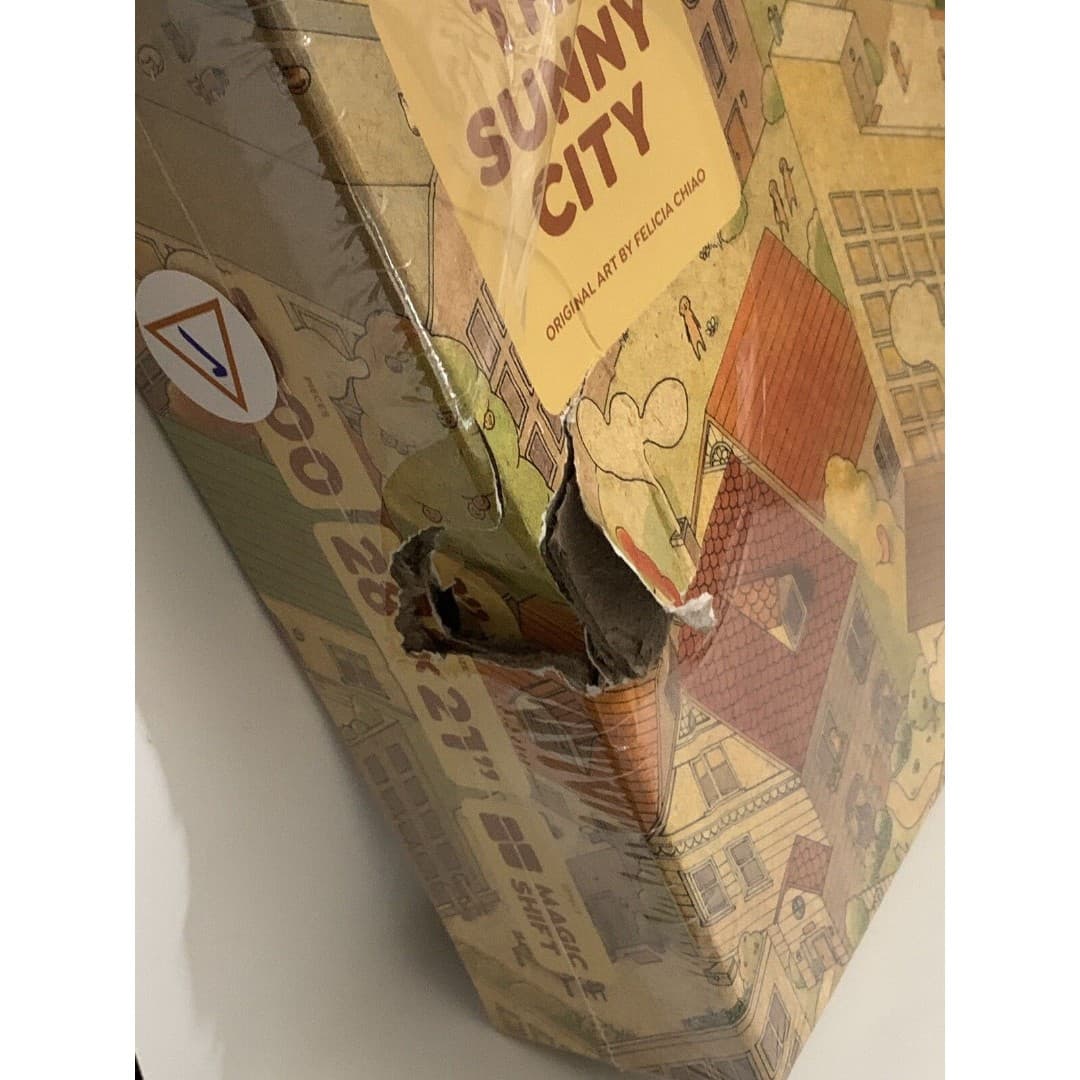 The Sunny City - 1000-Piece Jigsaw Puzzle from The Magic Puzzle Company Open box - Thumbnail 2