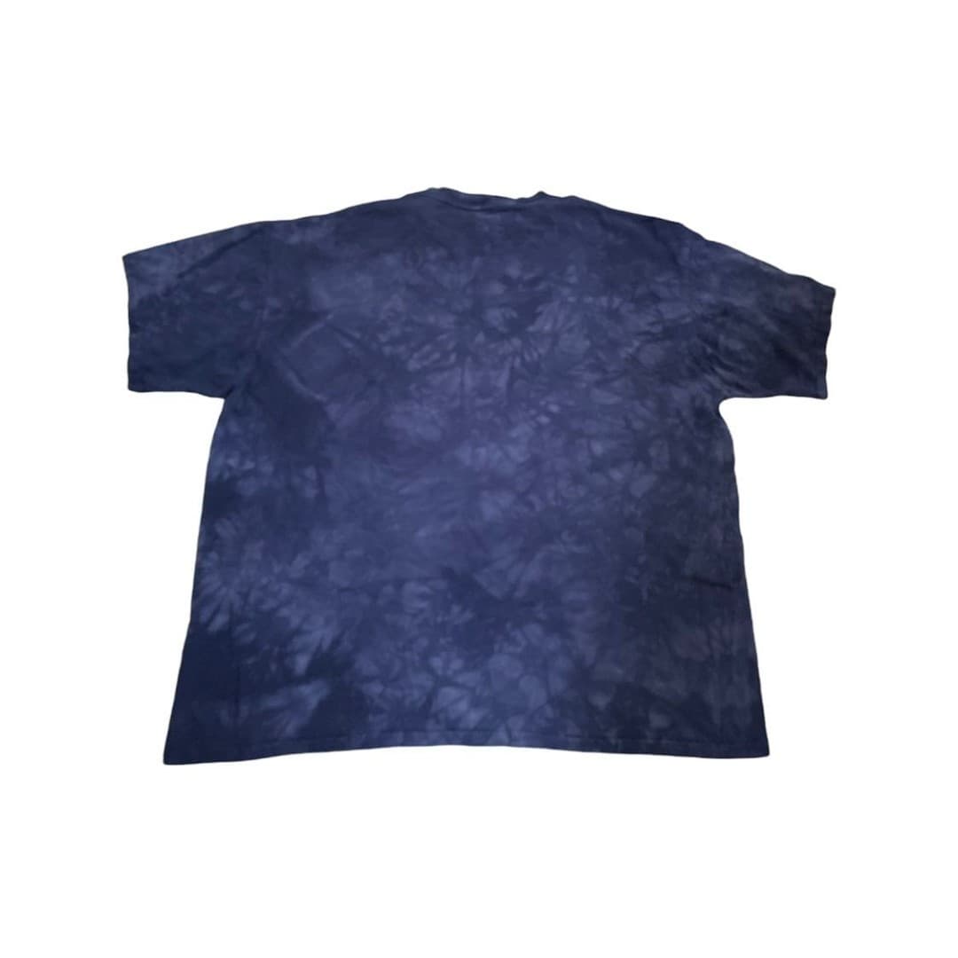 VIntage 90s The Mountain Wild Horses T-Shirt Mens XL Blue Tie Dye USA Stampede - Thumbnail 5