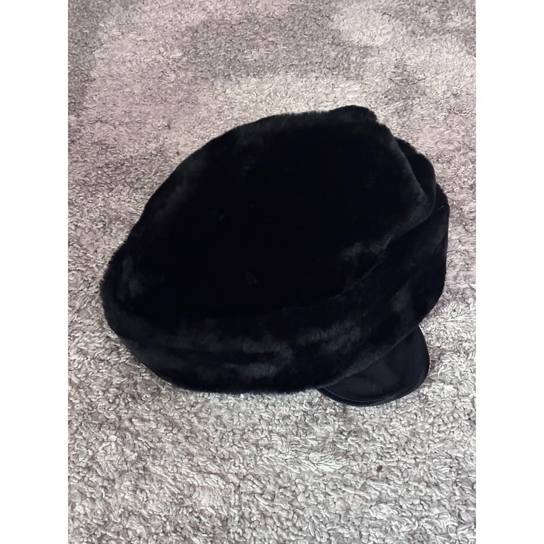 VTG United Hatters Cap Millinery Wkrs Int. Union Registered Men LG Faux Fur Hat - Thumbnail 3