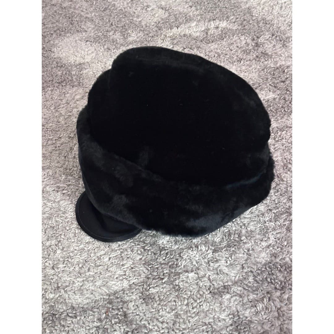 VTG United Hatters Cap Millinery Wkrs Int. Union Registered Men LG Faux Fur Hat - Thumbnail 2