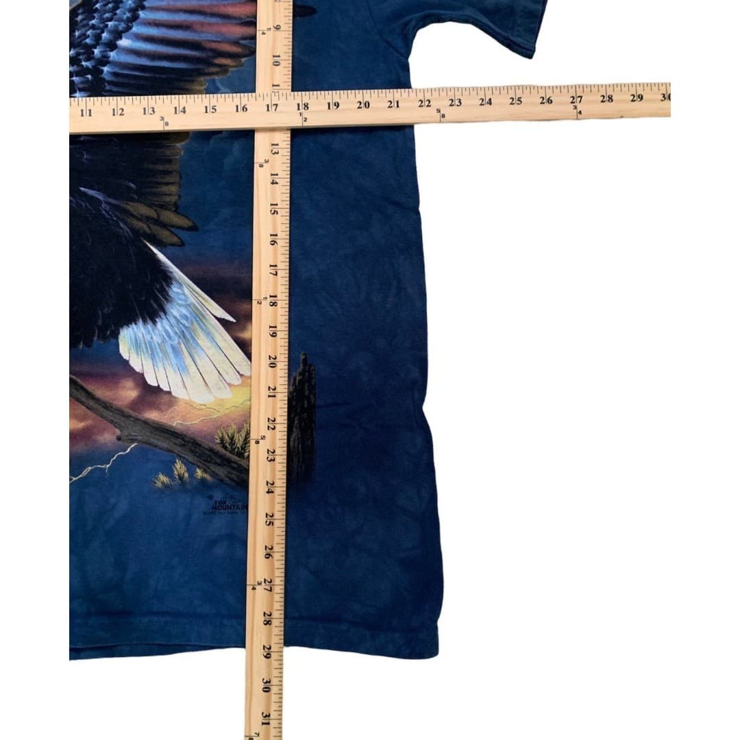 The Mountain Eagle Red White Blue mens T-Shirt Large patriotic tee - Thumbnail 6