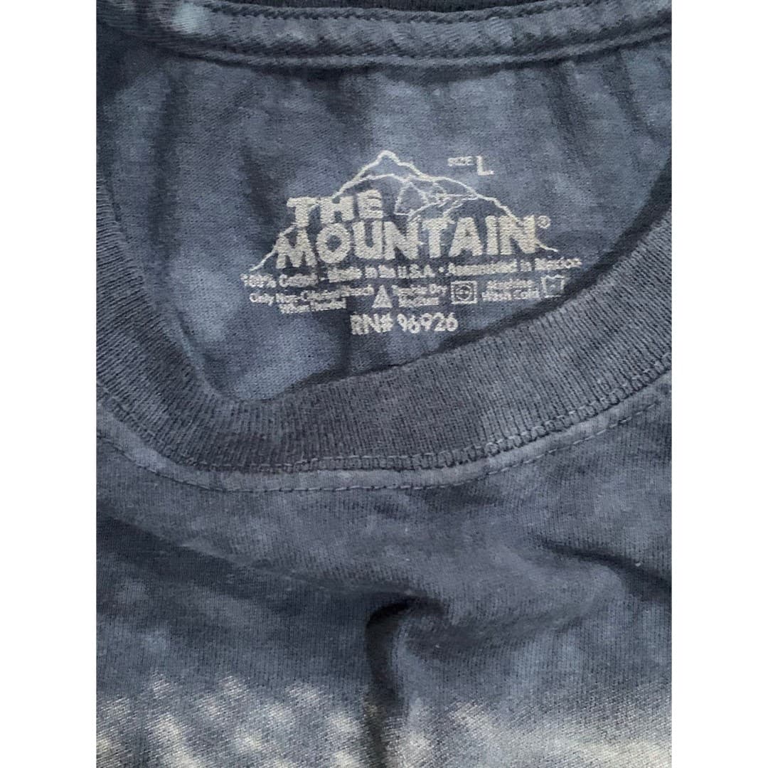 The Mountain Eagle Red White Blue mens T-Shirt Large patriotic tee - Thumbnail 5