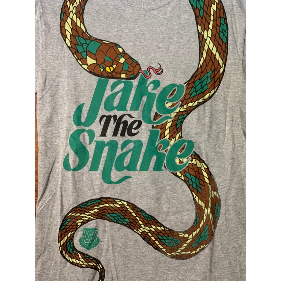 Mens Small Jake the Snake WWE AOP T-Shirt 2014 - Thumbnail 3