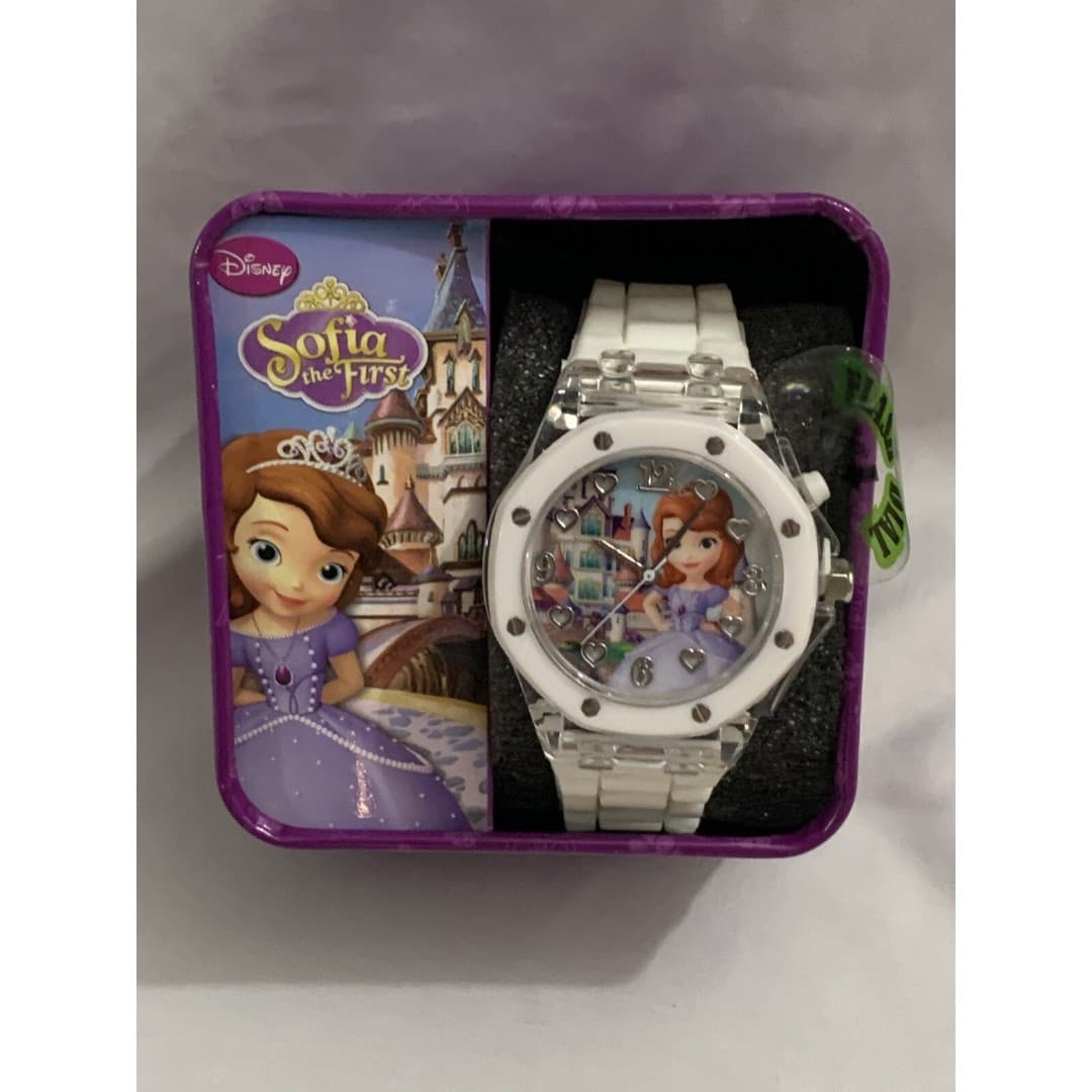 Accutime Disney Junior Sofia The First Kid's Light Up Analog Watch NEEDS BATTERY - Thumbnail 2
