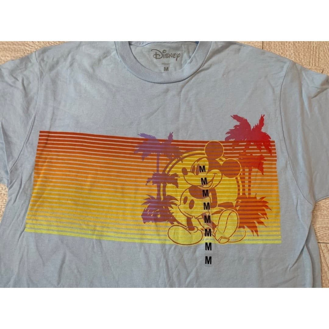 Tropical Mickey Mouse Summer T-Shirt Tee Men’s Medium