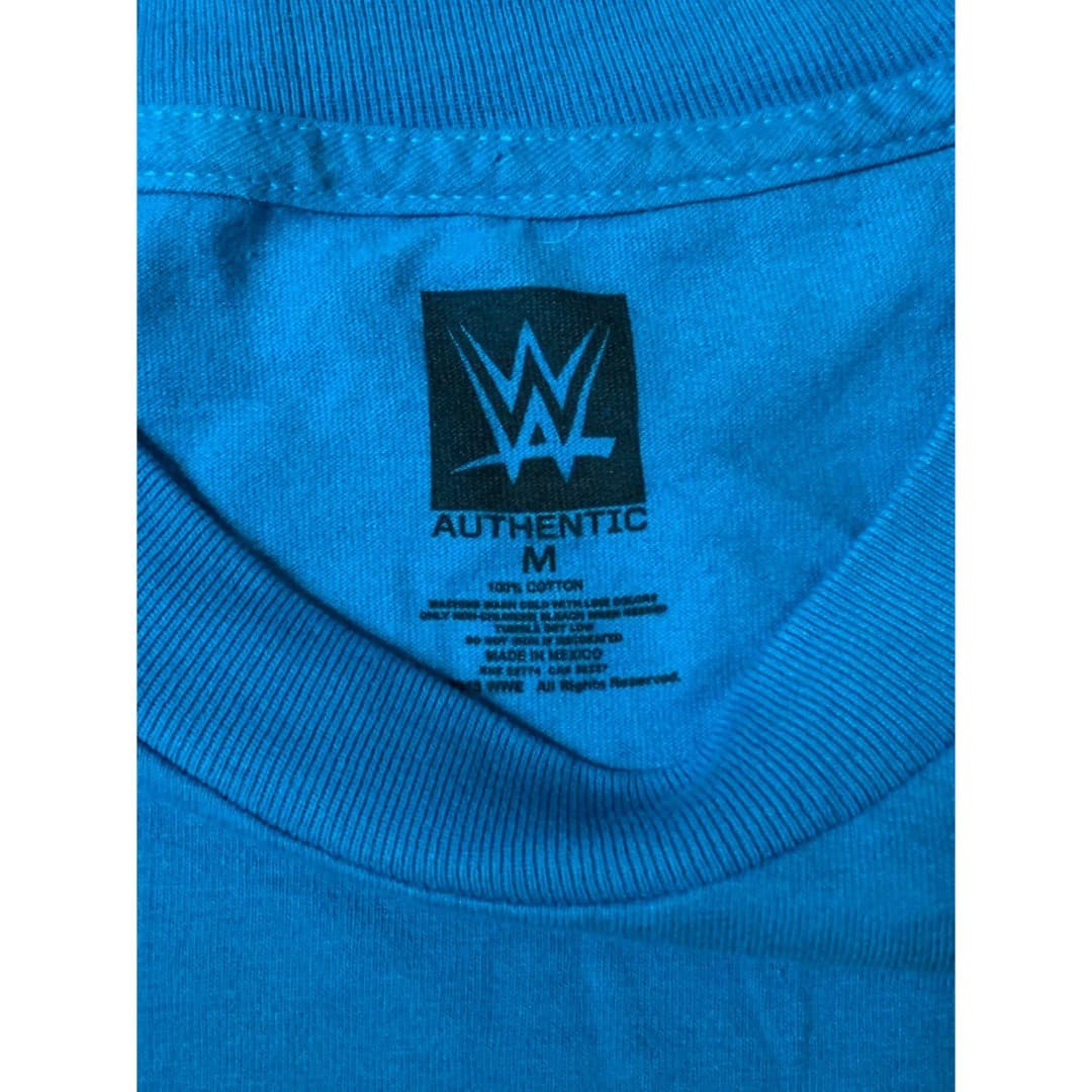 John Cena WWE Authentic Bright Blue T-Shirt - Thumbnail 5